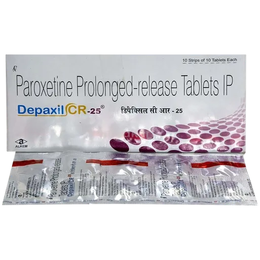 depaxil cr 25mg tablet 10's